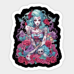 Bad Girl Turns Psycho Sticker